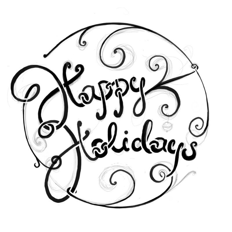 Sparkles and Swirls – Happy Holidays! 1